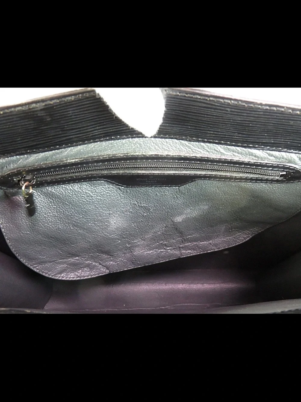 Louis Vuitton Black Epi Leather Vertical Tote